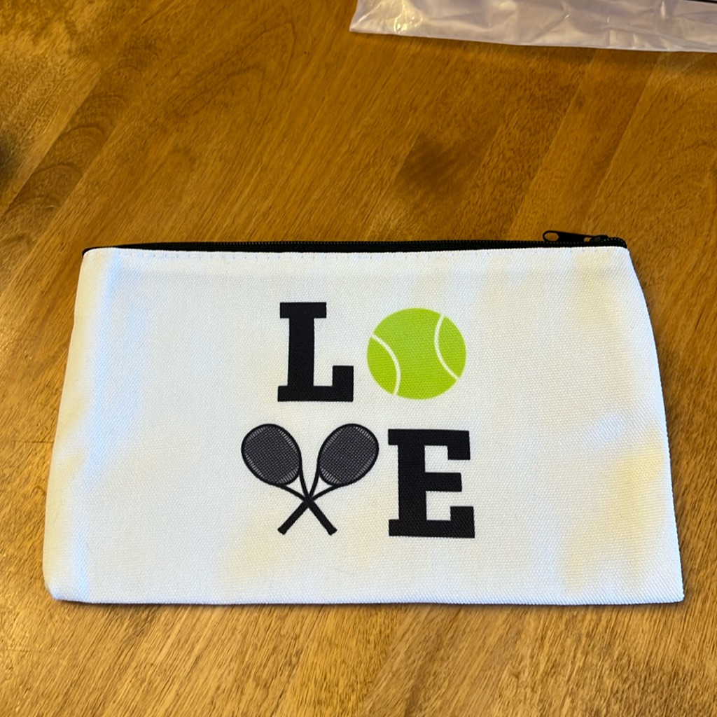 Brand New Tennis Make Up Bag Without Tags